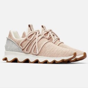 Sorel | Women’s Kinetic Lace-Up Sneakers Shoes Walking Natural Tan Size 9.5